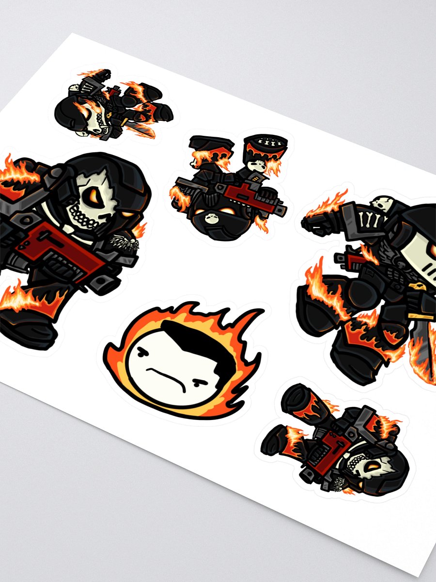 Hot Space Soldier Sticker Sheet 2 product image (2)