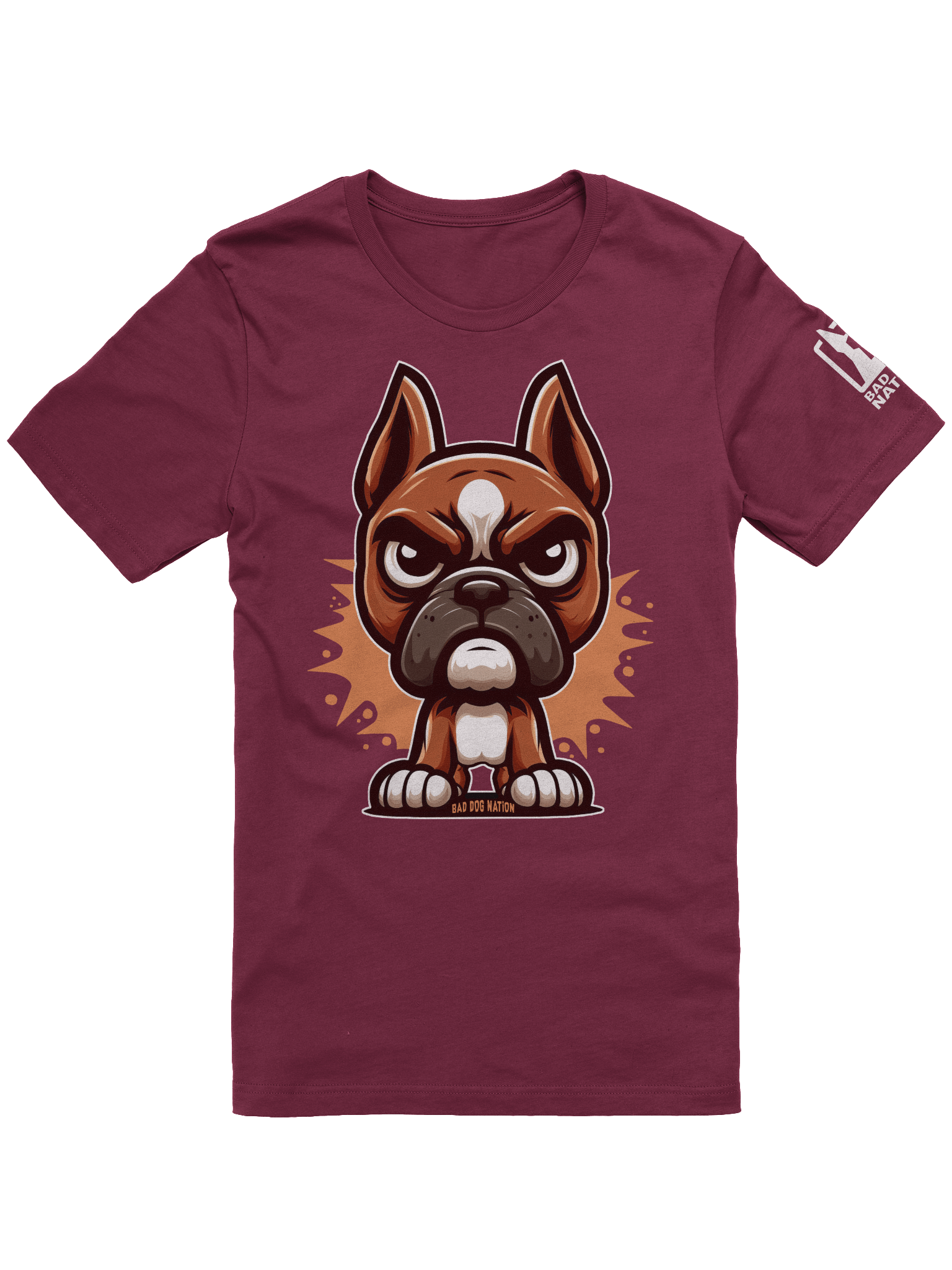Boxer Angry Pup - Premium Unisex T-shirt product image (1)
