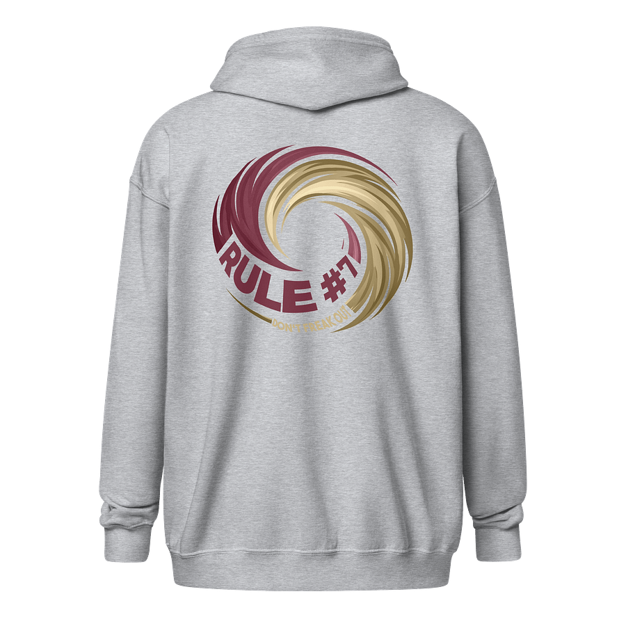 Rule #7 Zip Hoodie Garnet and Gold product image (22)