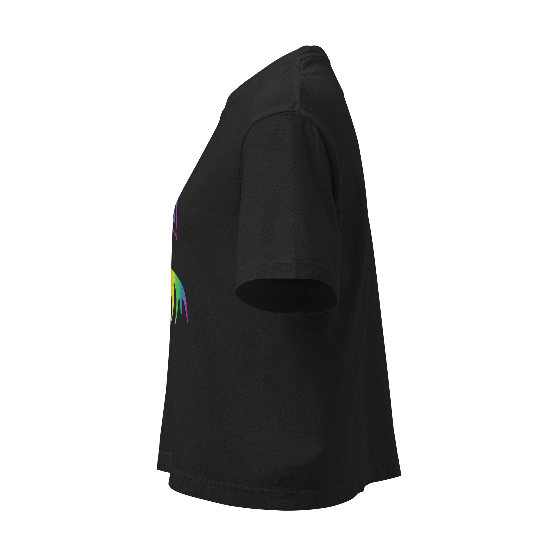 Rainbow Ghost - Ladies Crop product image (3)