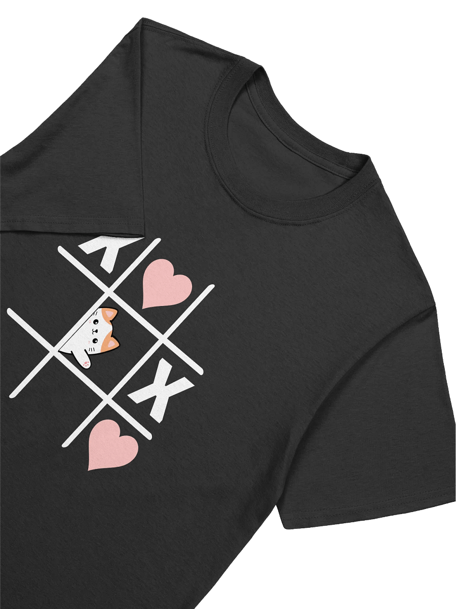 Cat Lover Tic Tac Toe Valentine’s Day Unisex T-Shirt product image (3)