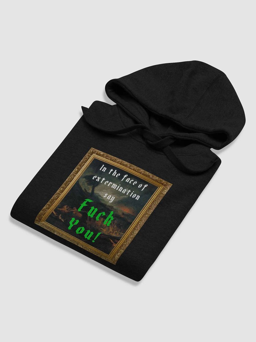 In the Face of Extermination Framed Hoodie product image (6)