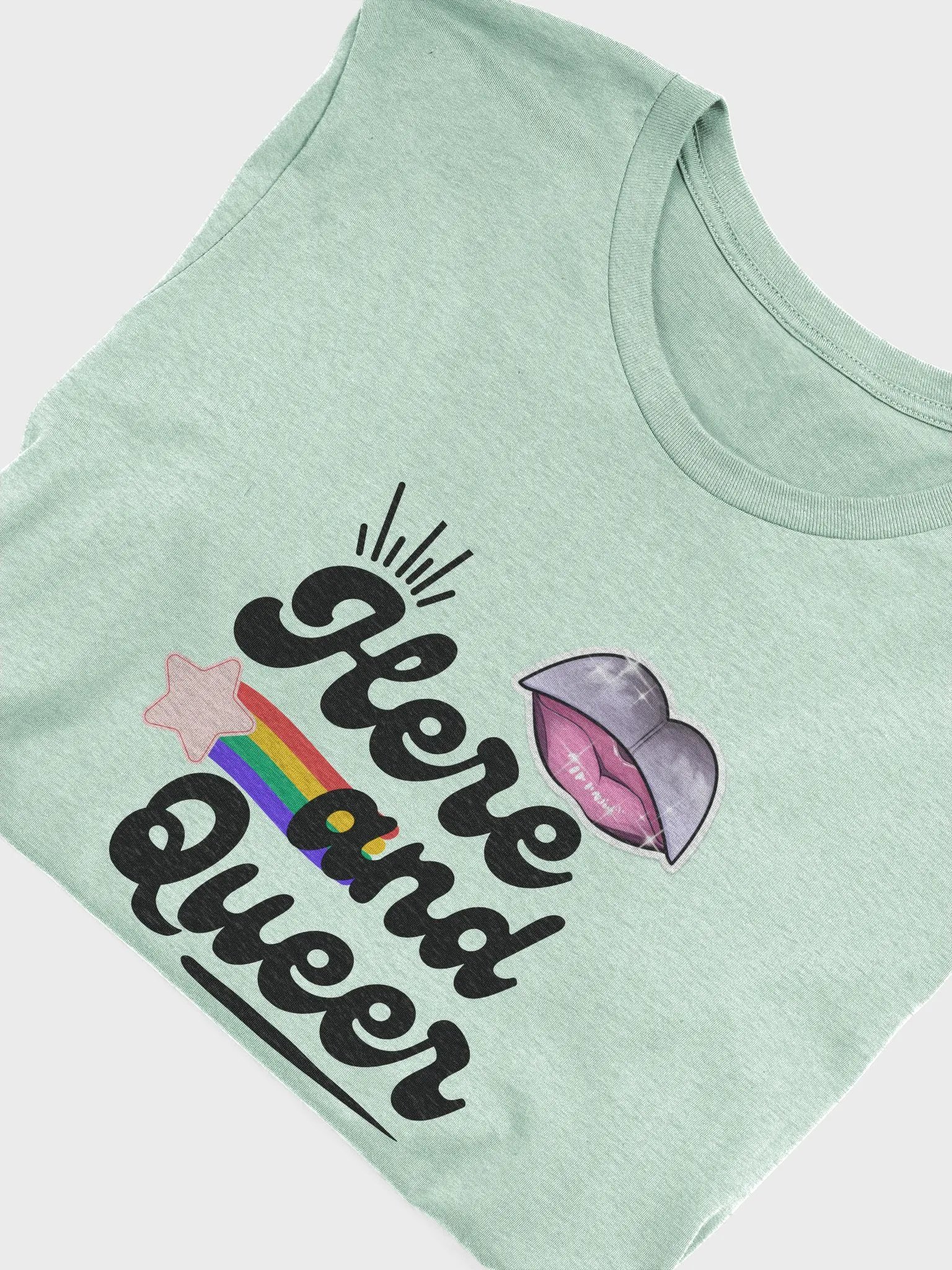 Here and Queer T-Shirt product image (4)