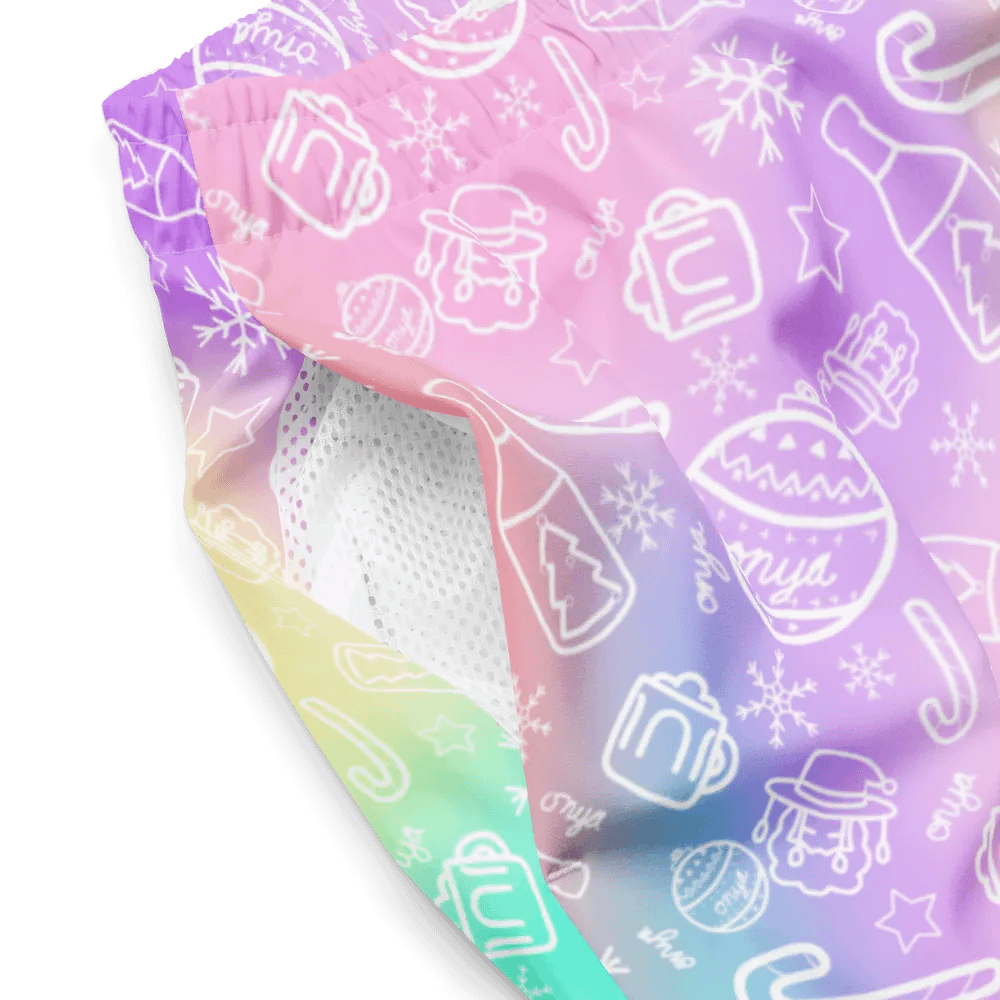 Limited Edition Christmas Tie Die Swim Shorts product image (5)