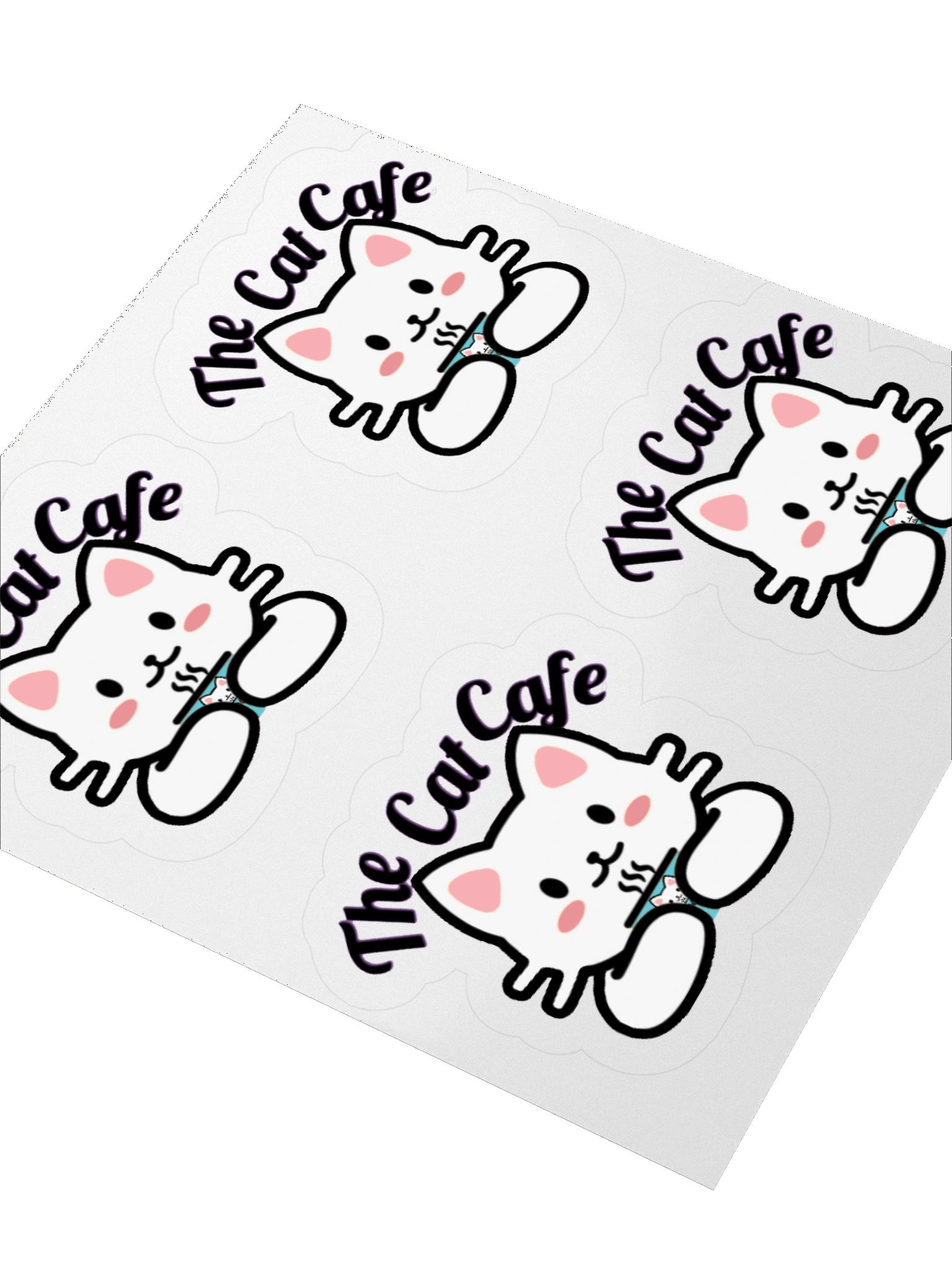 The Cat Cafe - Kiss Cut Stickers product image (3)