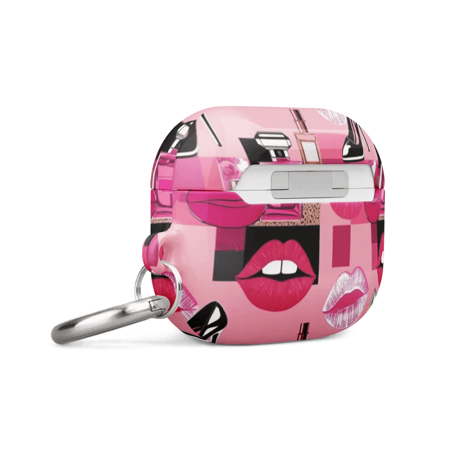 Chic Pink Grid AirPods® Case product image (4)