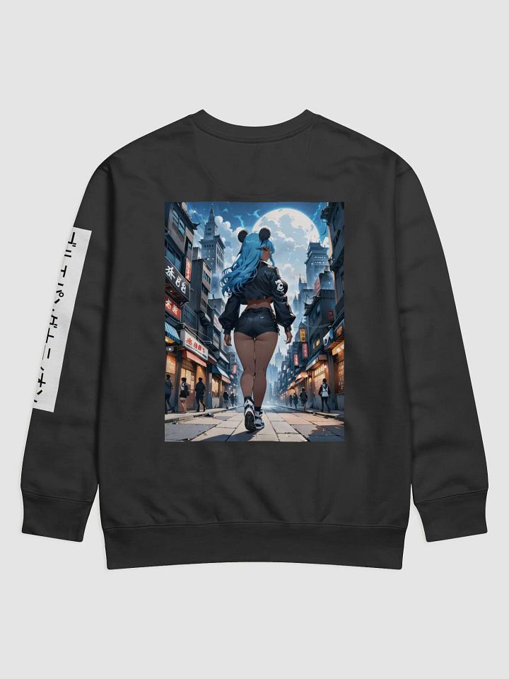 Panda Eyes Sweater - Black on White product image (2)
