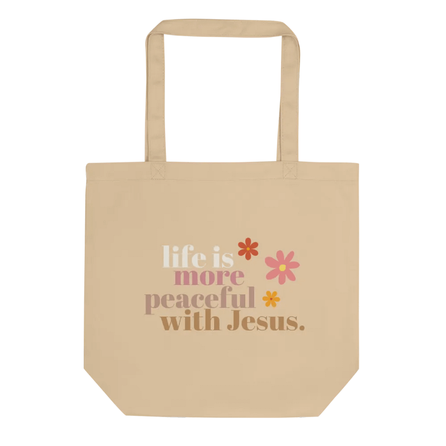 Peace With Jesus Eco-Friendly Tote product image (1)