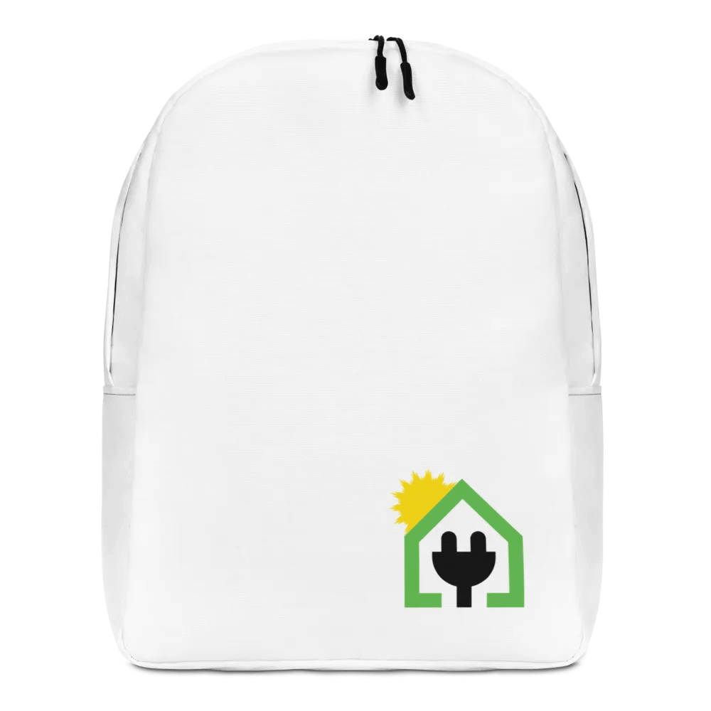 Plug It In Solar High-Quality Minimalist Backpack product image (1)