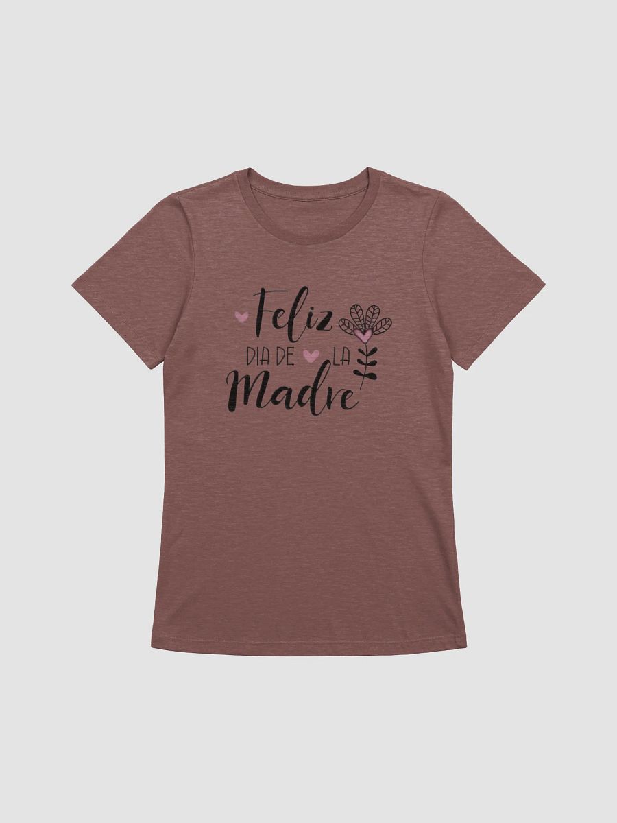 Women's Supersoft Relaxed-fit T-Shirt Feliz Madre Spanish Letter product image (1)