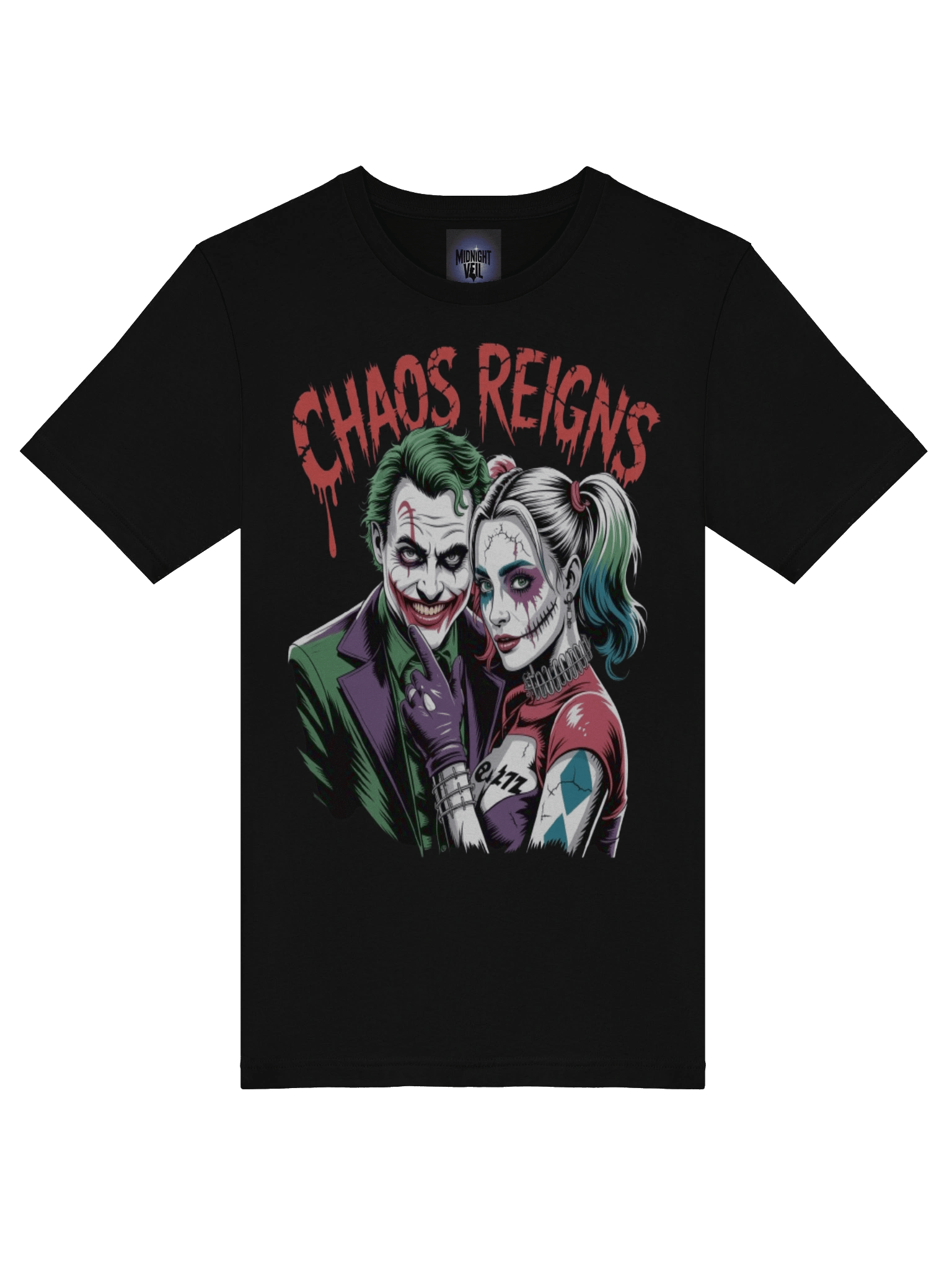 Chaos Reigns: Joker and Harley Quinn Diabolical Embrace T-Shirt product image (7)