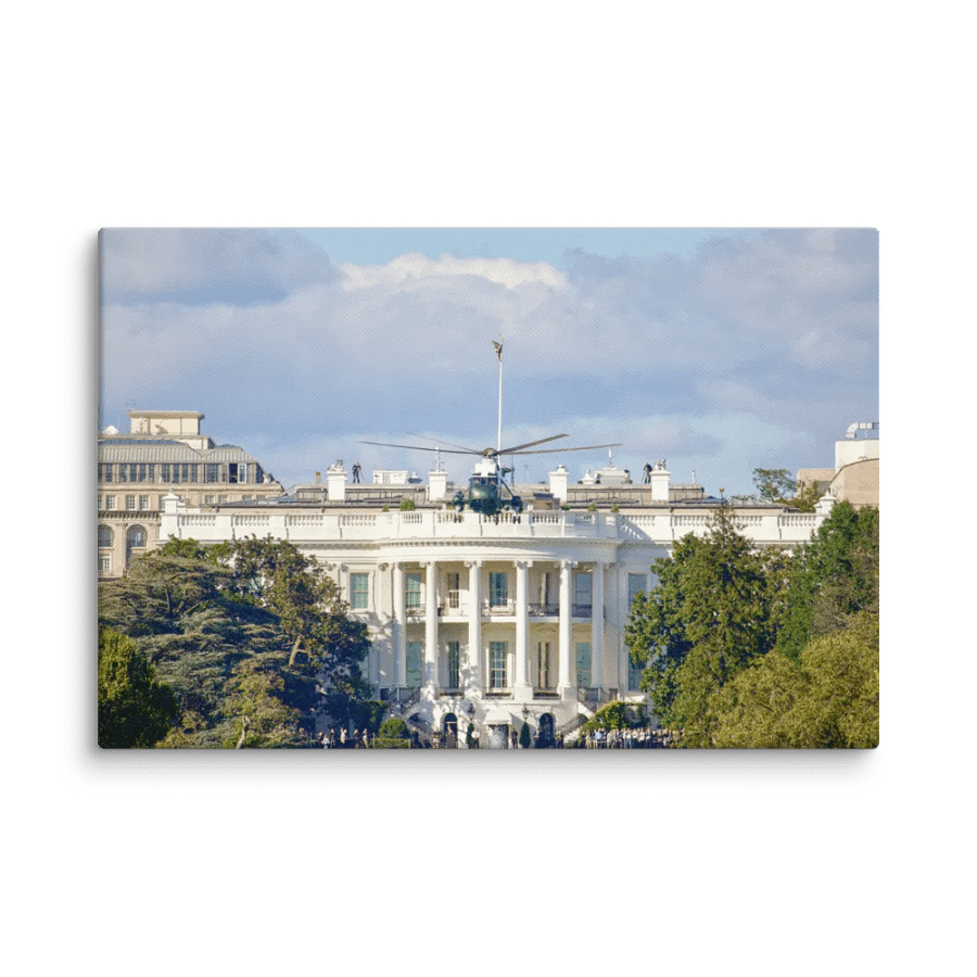 Canvas Print - Marine One leaving the White House product image (1)