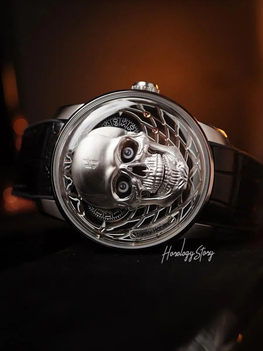 Lucky Harvey Silver Skull Dropping Jaws Limited 111 Pcs product image (3)