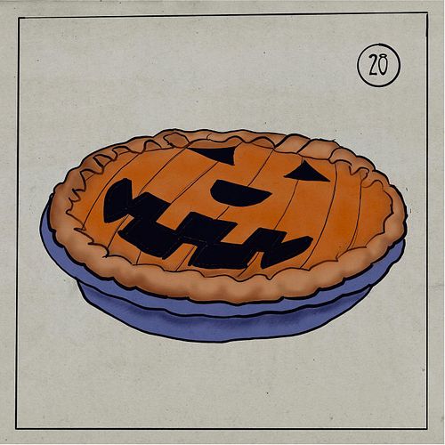 #frightfall2021 #retrosupply #pumpkinpie #pumpkin #pie #halloween #halloweenart #art2021 #art2021🎨🖌️ #jackolantern #jackolant...