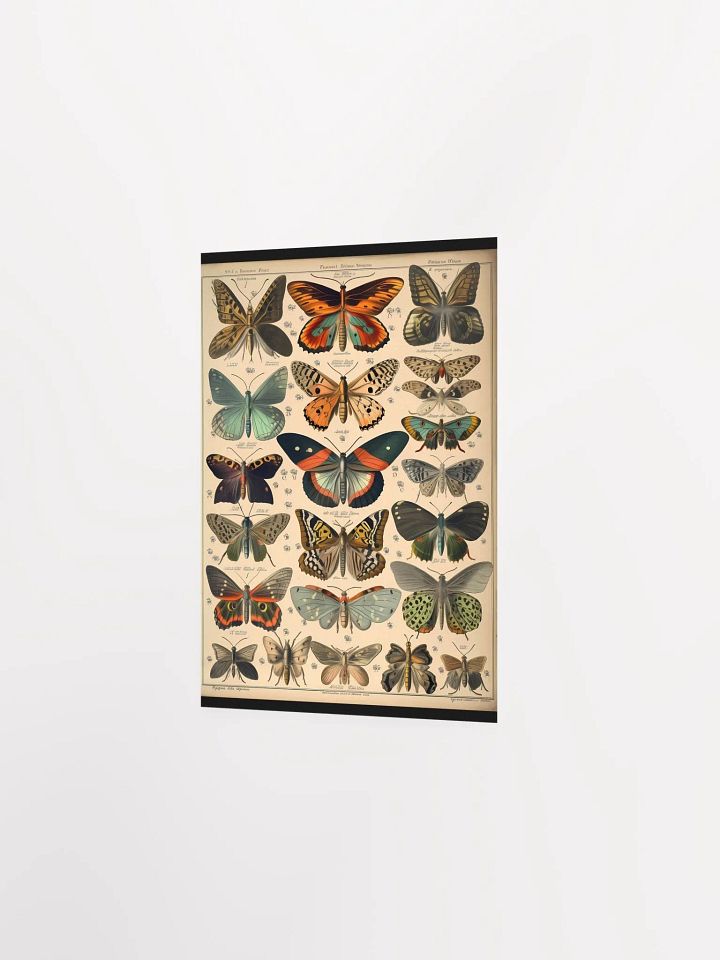 Butterfly & Moth Species Matte Poster product image (7)