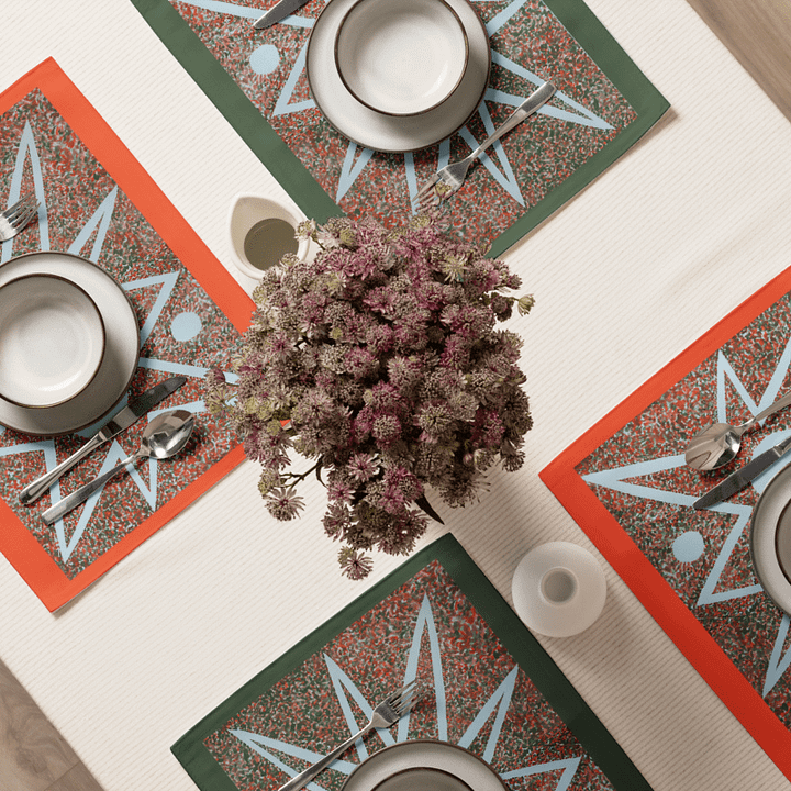 Orange/Green Green/Orange Placemats product image (2)