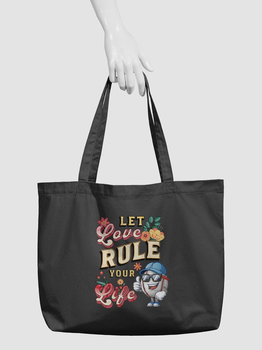 Let Love Rule Your Life Colorful Eco-Friendly Tote Bag product image (3)