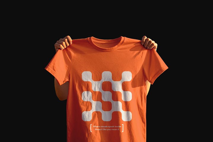Held T-Shirt Mockup product image (1)