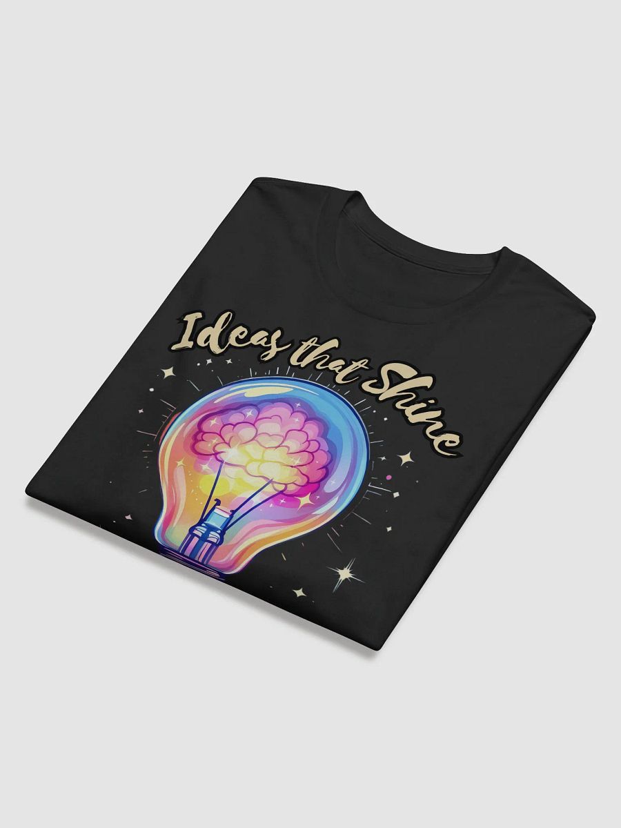 Neon Brainwave Shirt - Futuristic Lightbulb Brain Tee - Artistic Long Sleeve Top product image (6)