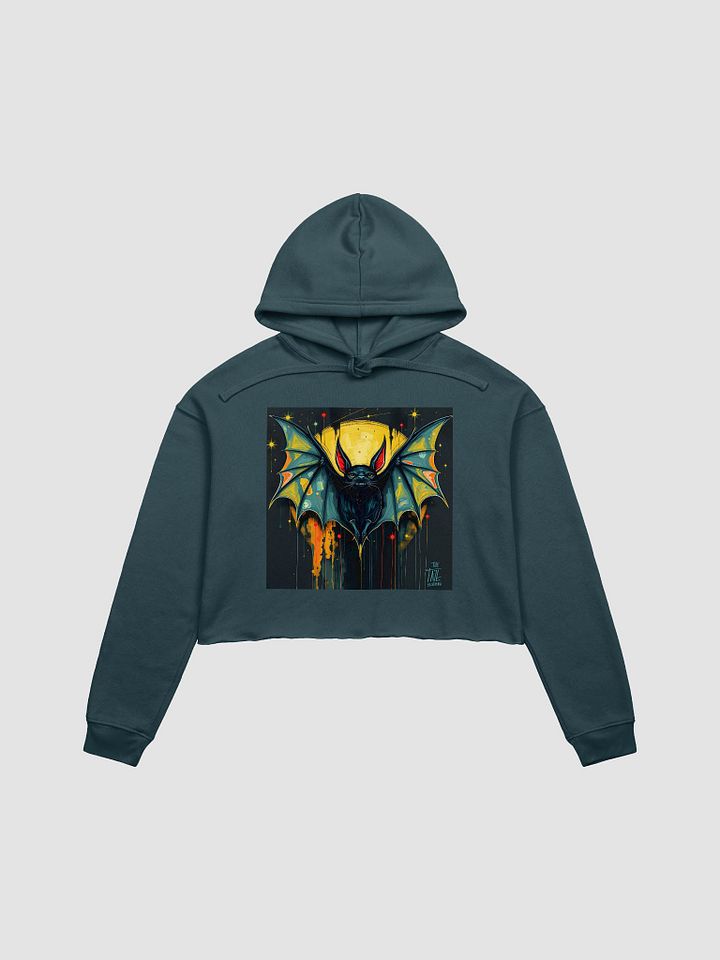 Pop art bat, Cozy Chic Crop Hoodie product image (1)