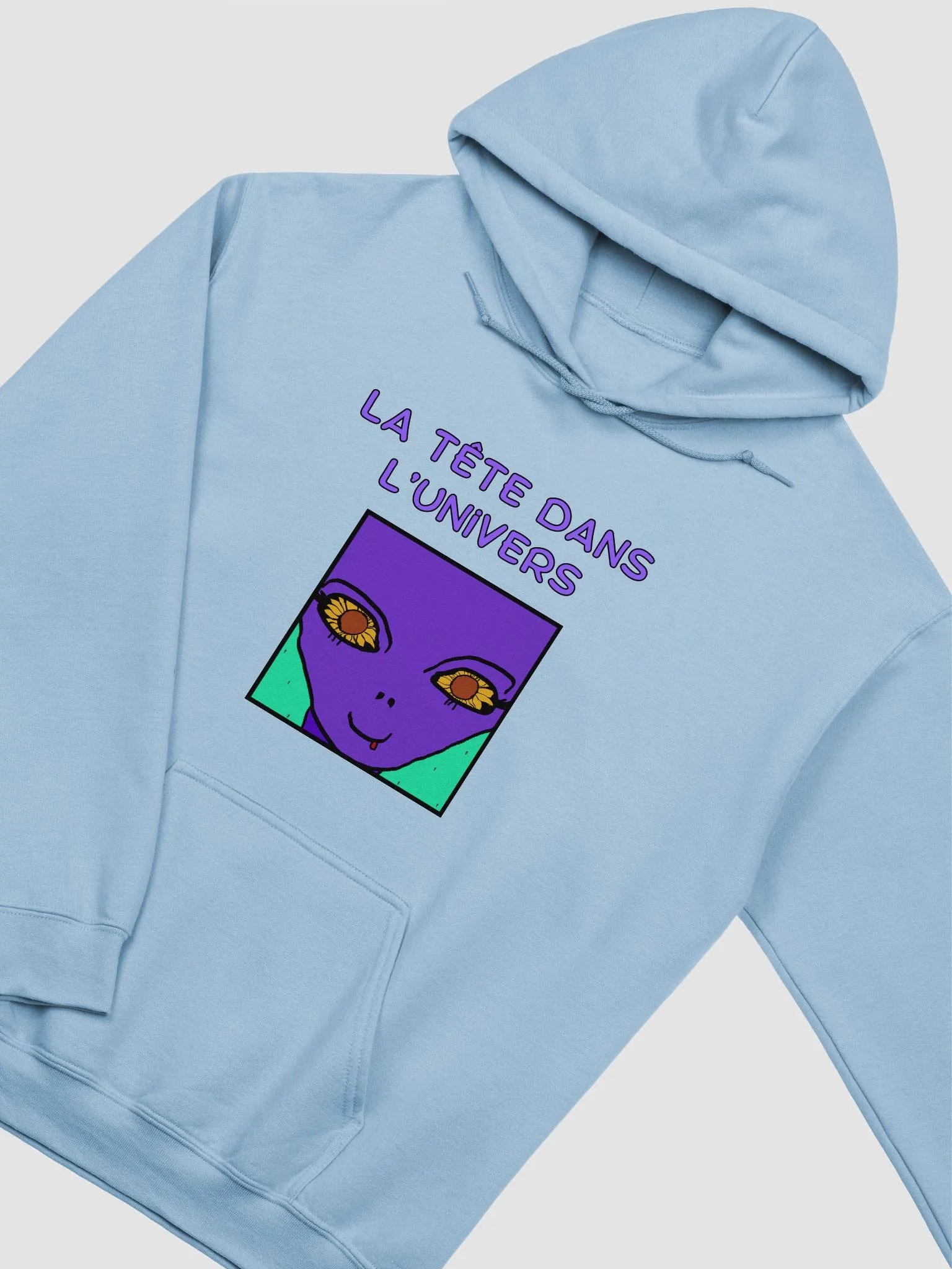 Hoodie unisexe ''La tête dans l'Univers'' ✨🌌 product image (3)