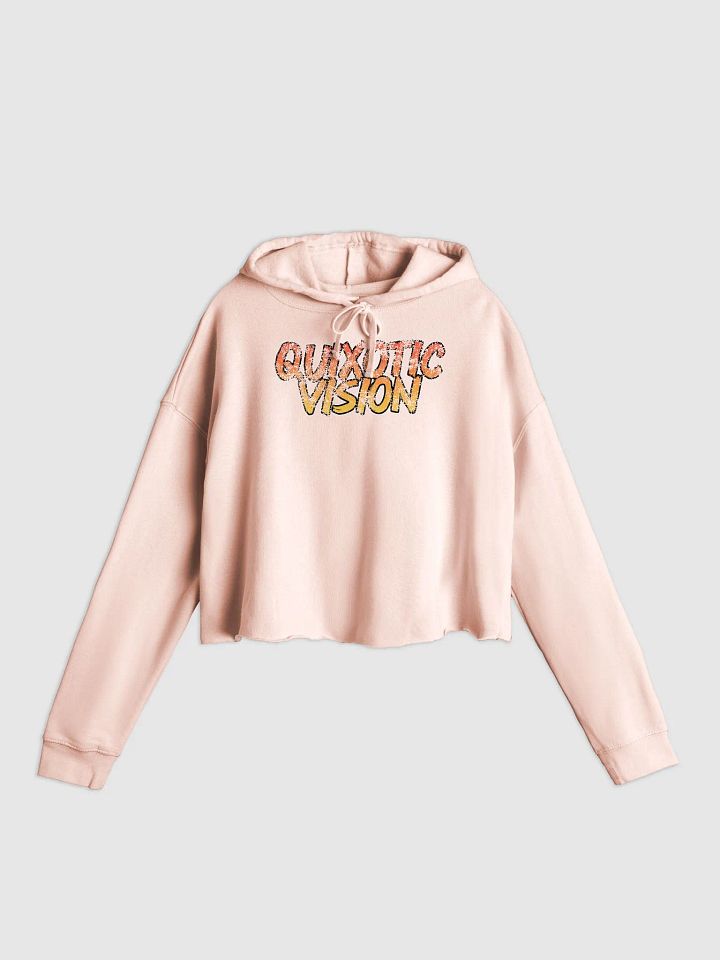 Wolf Star Front/Back Crop Top Hoodie product image (1)