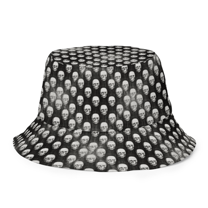 Skulls and Flames Buckethat product image (2)