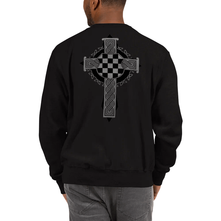 Knightly Croatian coat of arms in a cross Checkerboard Champion Sweatshirt product image (1)