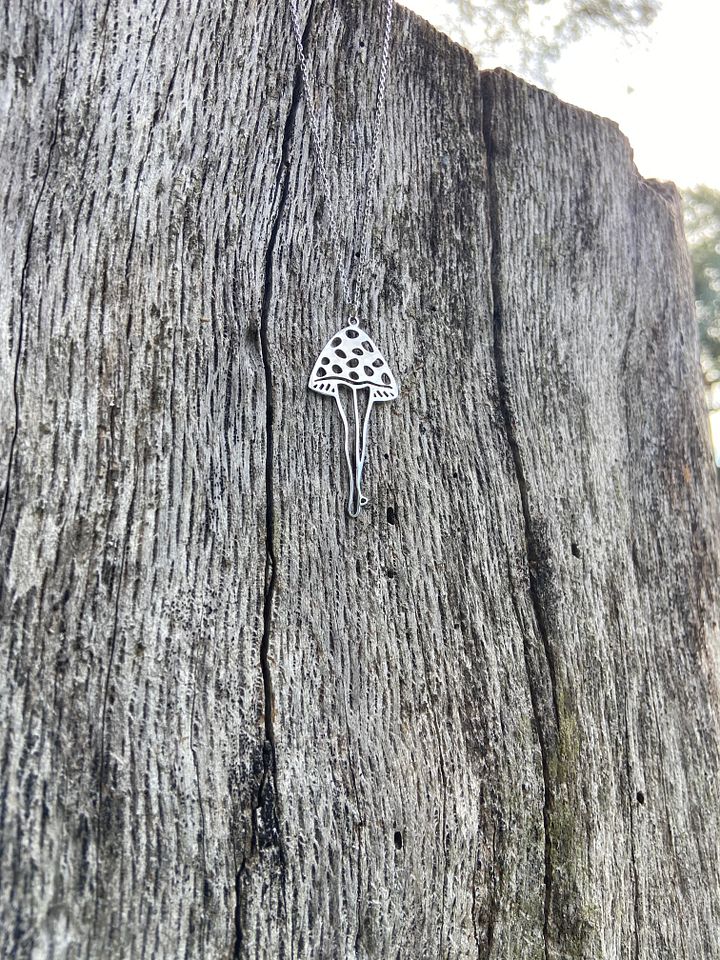 Mushroom Necklace product image (1)