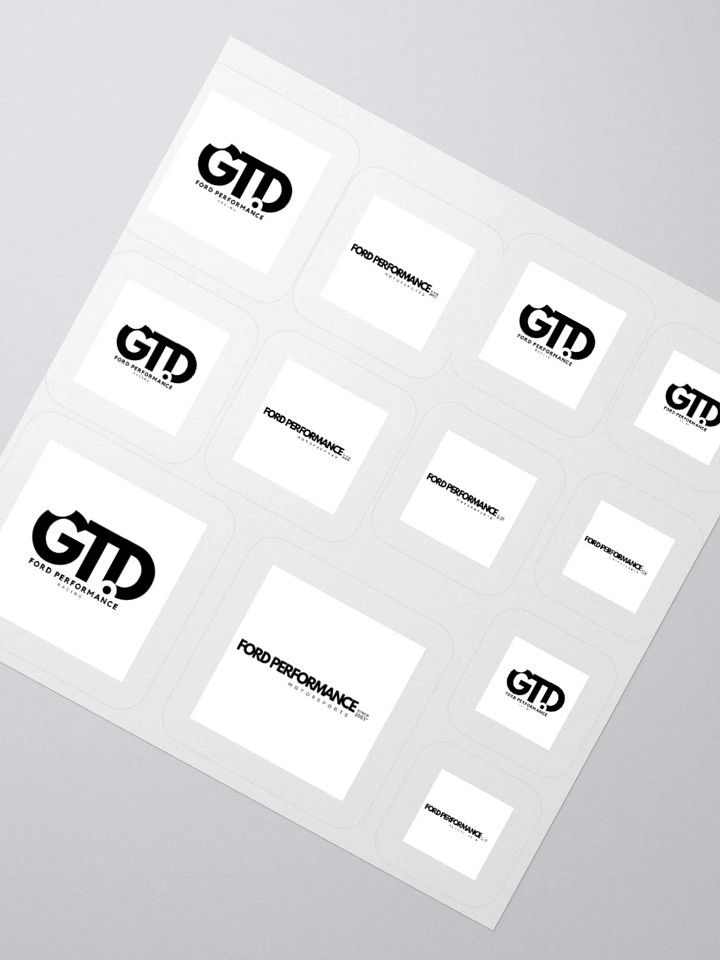 GTD Logo Kiss Cut Stickers product image (5)