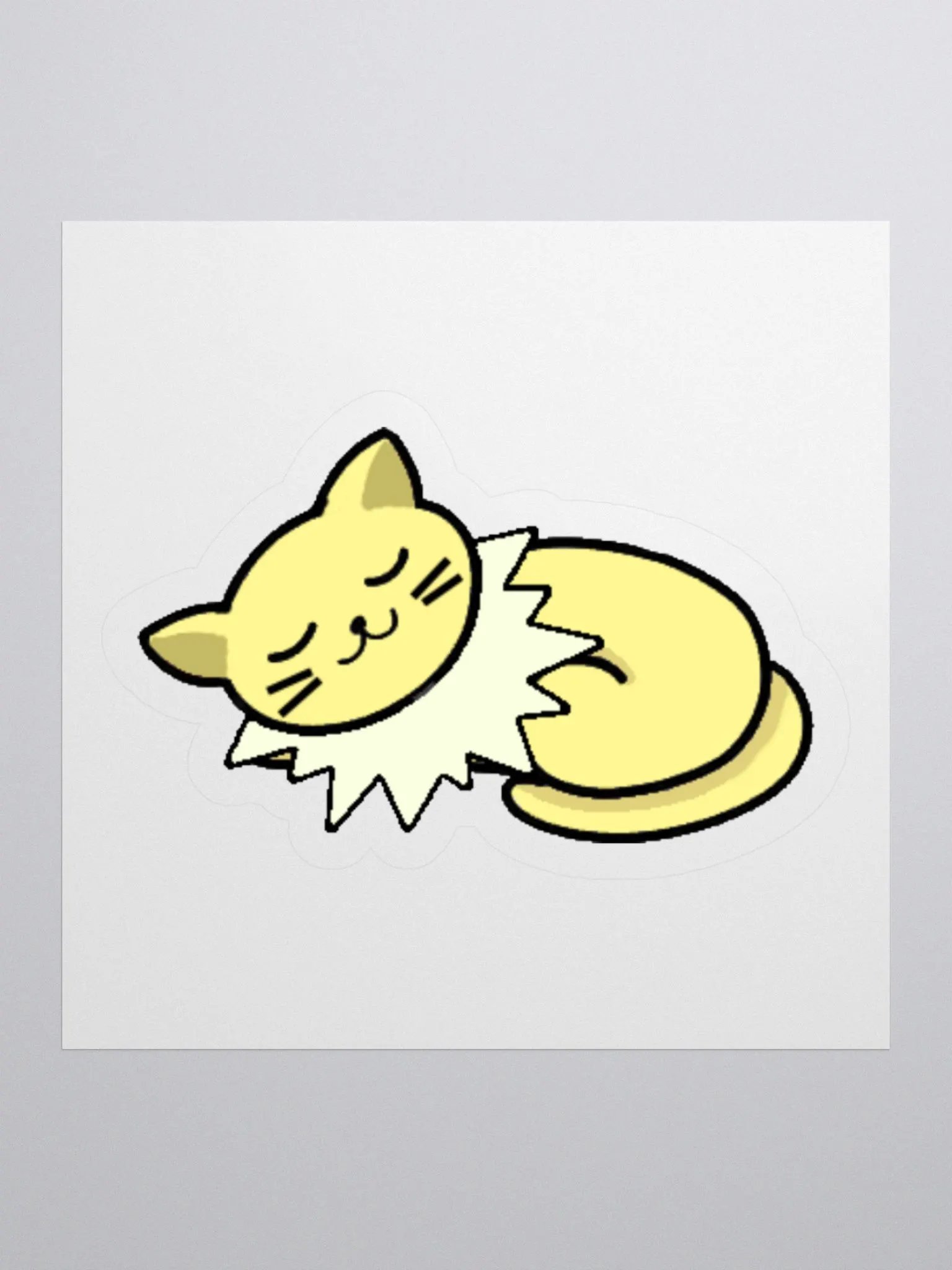 Special Cat Sleeping Sticker product image (3)