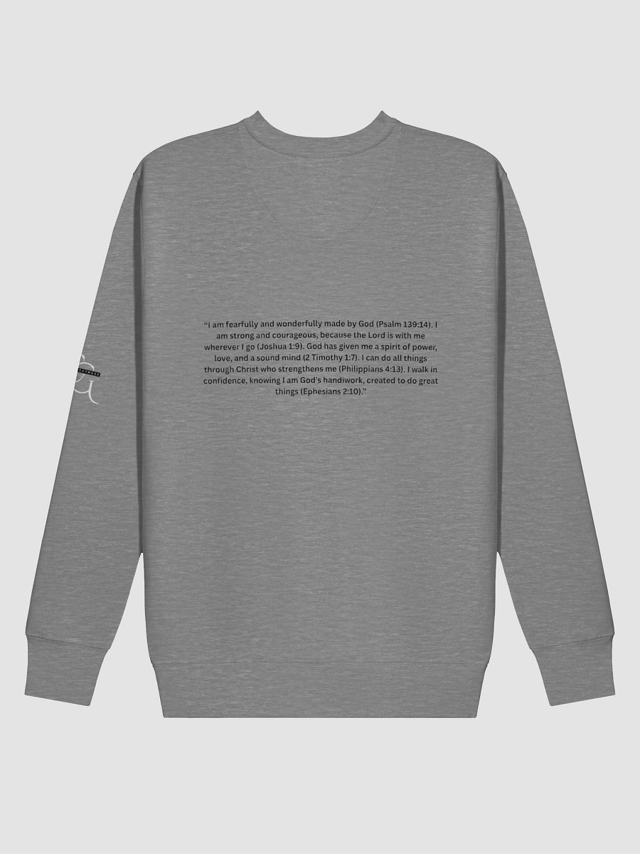 CG Faith Crew Neck Sweatshirt (Black) product image (37)