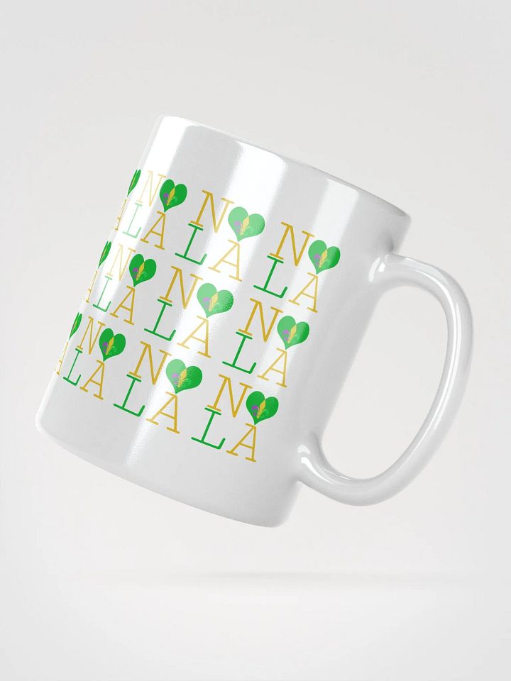 I LOVE NOLA **LEGACY MUG** (MARDI GRAS 2 INFINITY WALL) product image (6)