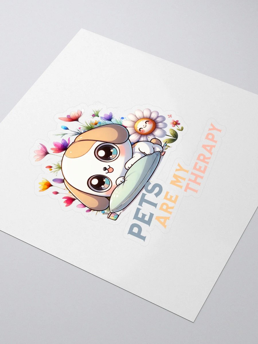 Therapeutic Pup Kiss-Cut Stickers product image (3)
