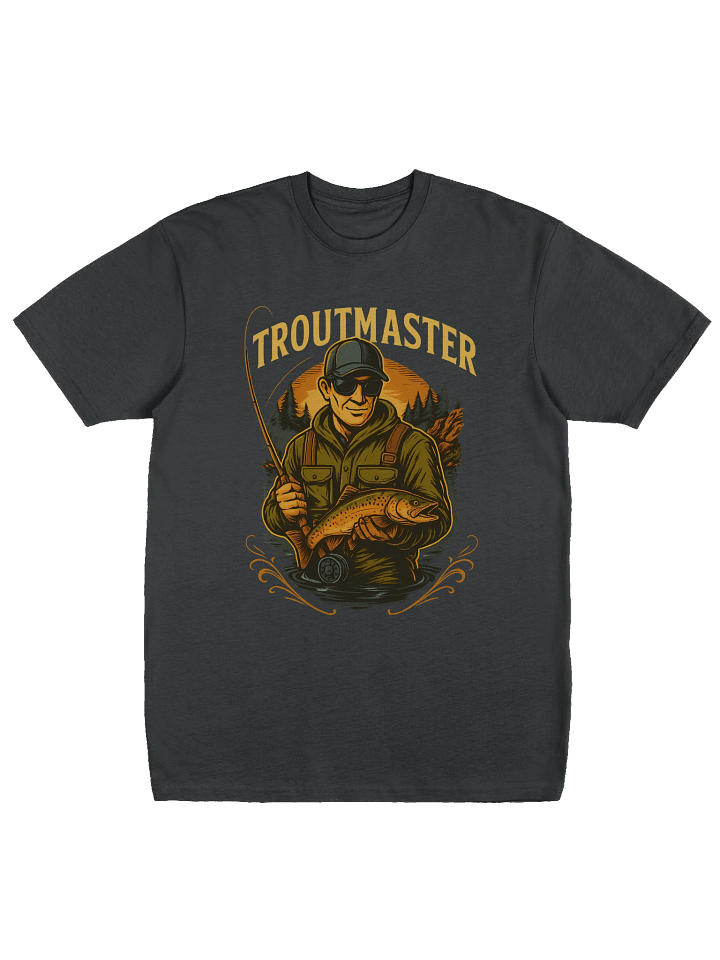 Trout Fishing T-Shirt – Troutmaster Trophy Trout Angler Tee for Fishermen product image (1)