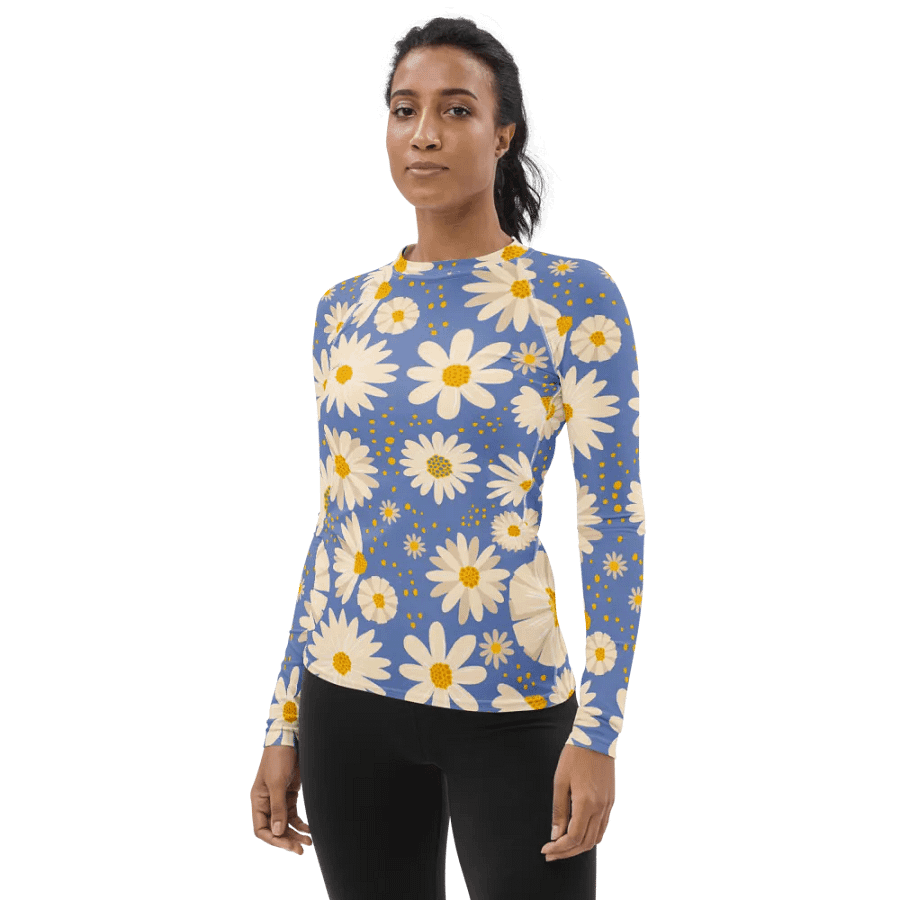 Sunflower Breeze Women's Rash Guard product image (3)