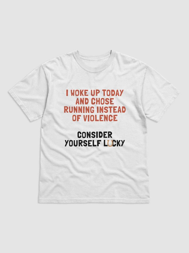 Choose Running, Not Violence T-Shirt product image (1)