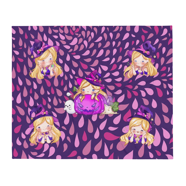 Purple Paisley Pumpkin Blanket product image (2)