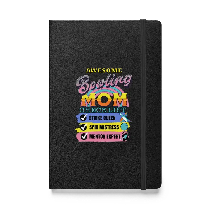 Awesome Bowling Mom Checklist Strike, Spin, Mentor Notebook product image (1)