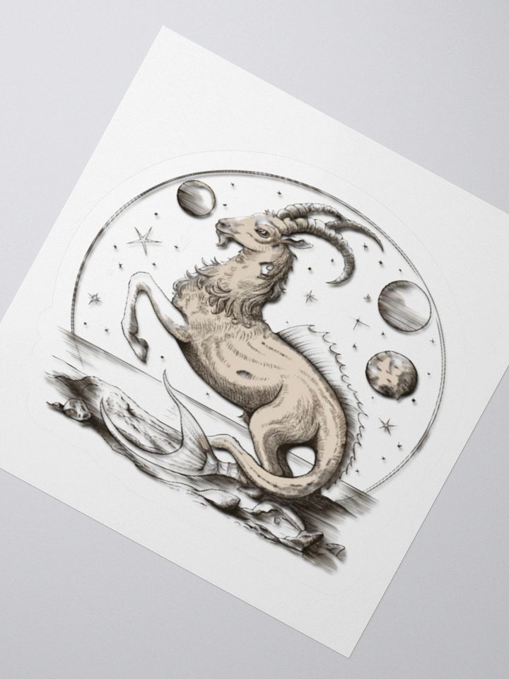 Capricorn Sea-Goat Sticker product image (5)