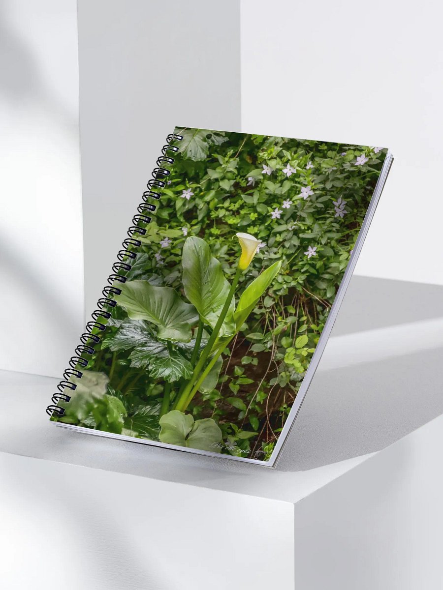📘 Notebook Collection PURE – Jardin du Rayol – Arum blanc product image (3)