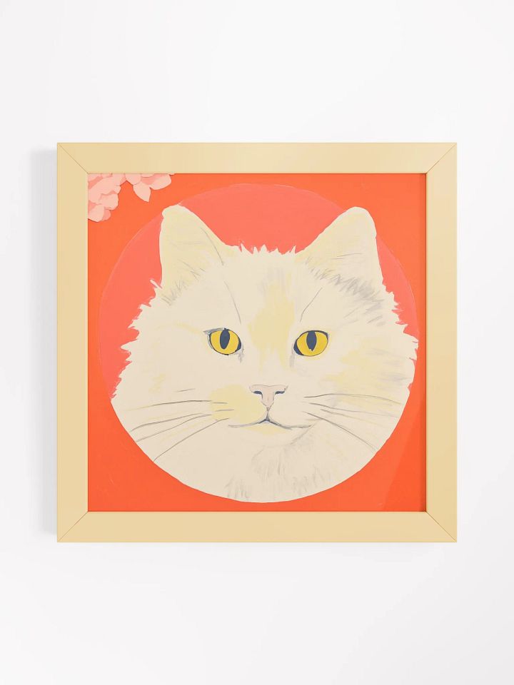 Floral Feline Serenity Poster product image (1)