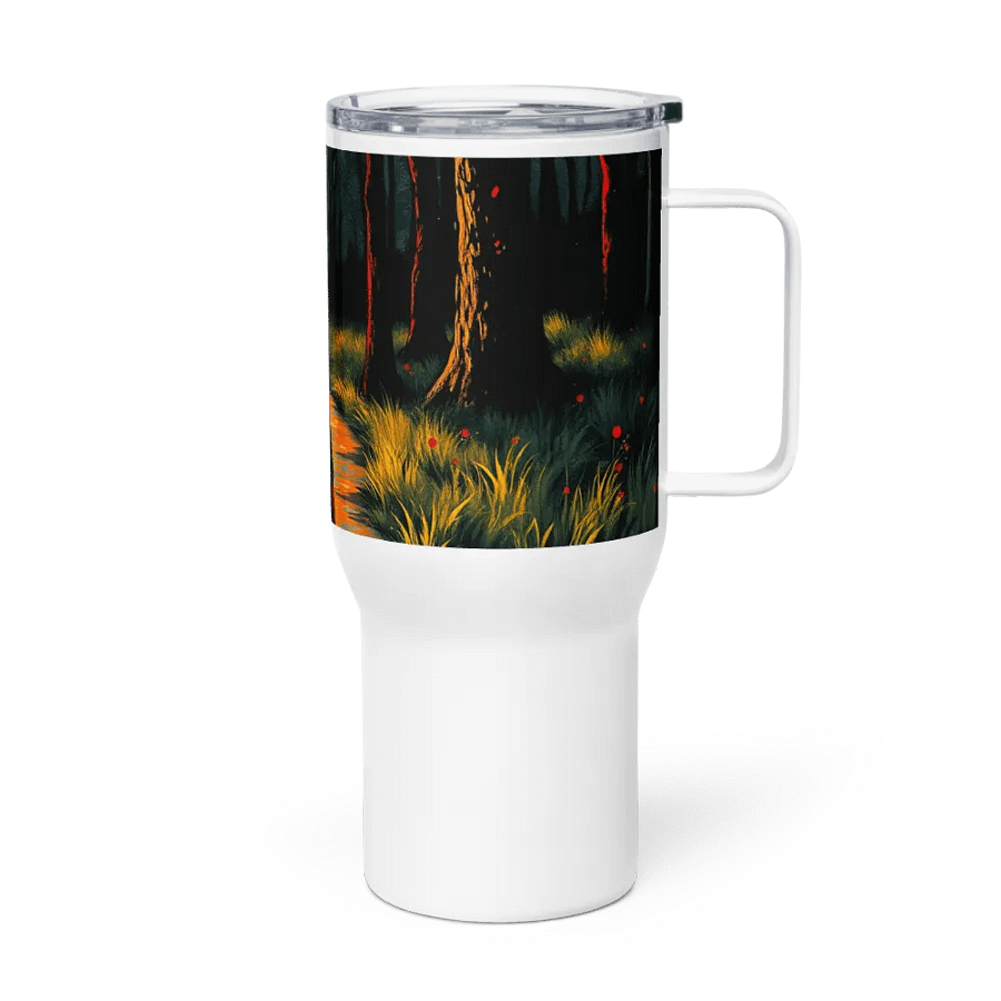 Goose lady 3 Sunset Stroll Travel Mug product image (4)