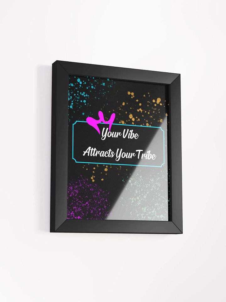 Neon Heart Vibes Framed Poster product image (16)