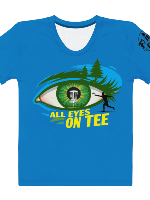 Fancy Lads Women's Blue T-shirt "All Eyes On Tee" product image (1)