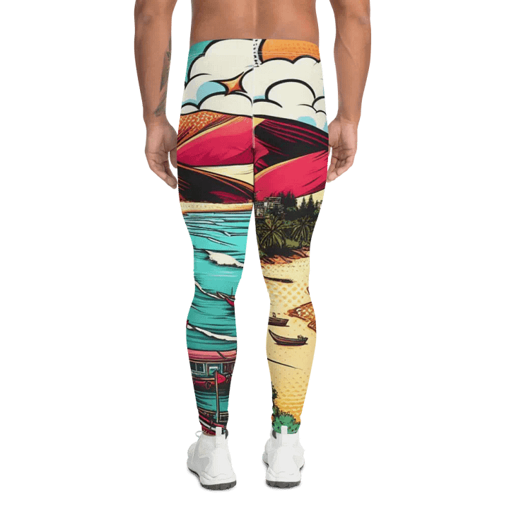 Coastal Dreams Men's Leggings |Ai Design product image (2)