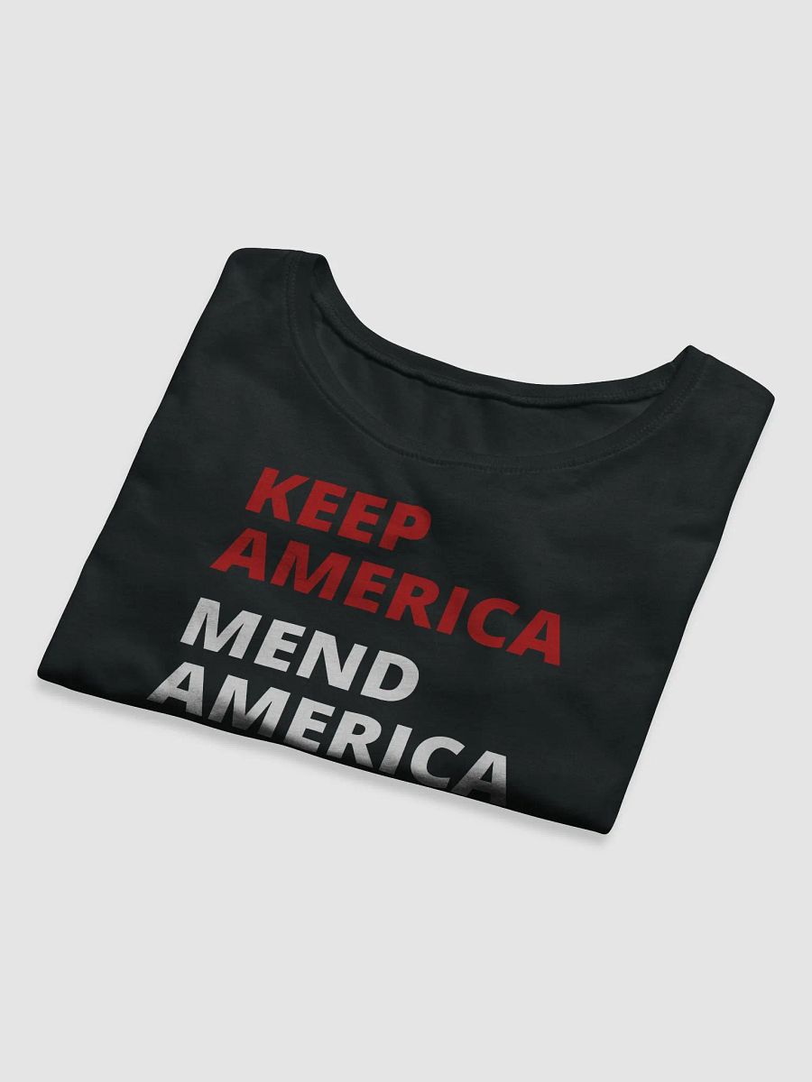 Patriotic KAMALA Keep Mend Love America Crop Tee product image (8)