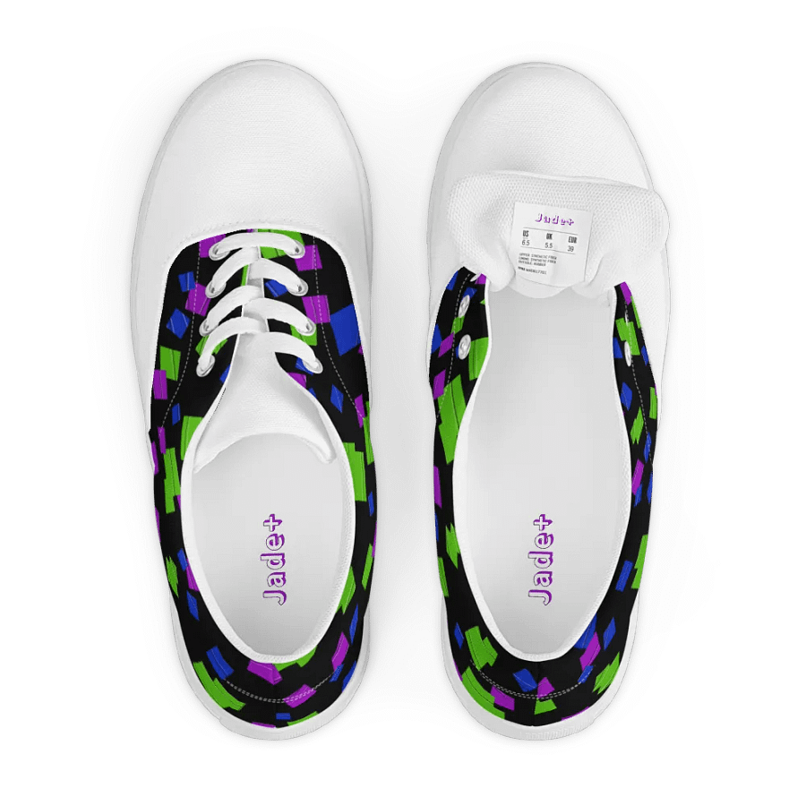 Glitchy Canvas Shoes product image (5)
