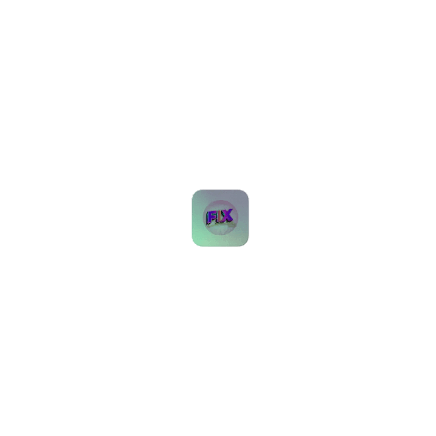 Fix Opening Holographic Sticker Sheet product image (1)
