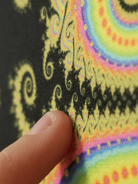 UV fractal tapestry - Pink Lemonade Sunrise product image (7)